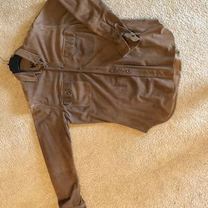 Suede shirt